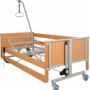 AKS aks-Bett L4 Metall-Liegefläche, 4-geteilt 29 V-SMPS 90x200 cm, Holz