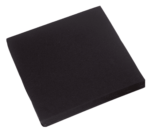 ADL Sitzkissen Standard mit Stuhlbändern RG35, schwarz