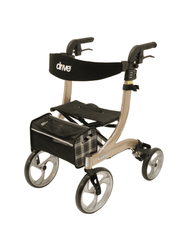 Drive Medical Rollator NITRO mit Stockhalter Stoff-/ Netztasche