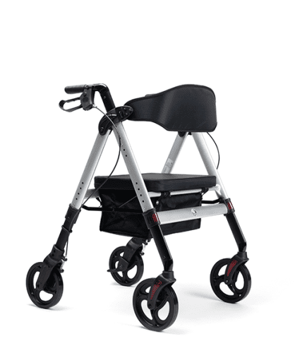 Vermeiren Schwerlast-Rollator Goliat mit Sitz-und Rückenstütze