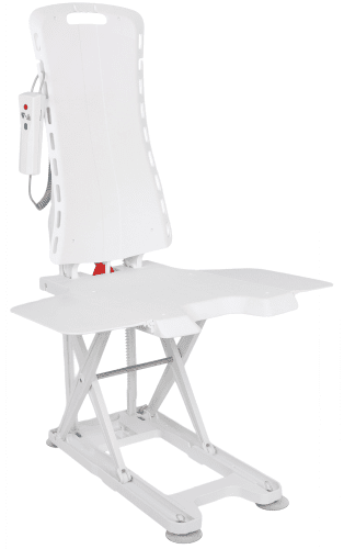 Drive Medical Badelifter Bellavita NOVA AOK Paket, ohne Bezug, inkl. Dreh- und Übersitzhilfe Vitaturn L, akkubetrieben, 5 Jahre Garantie,