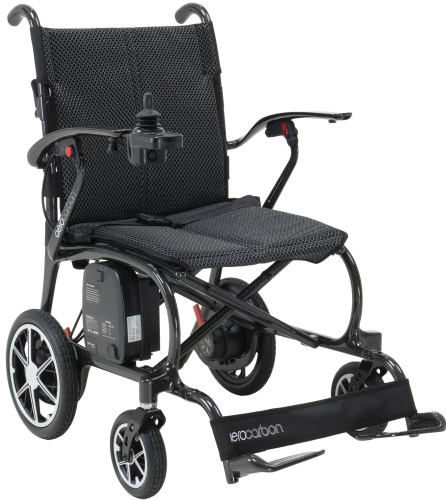 Drive Medical Elektrorollstuhl AeroCarbon 24V/150W 6km/h, silber