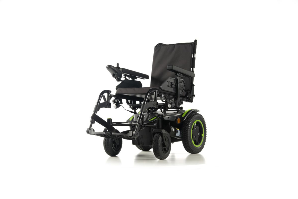 Sunrise Medical E-Rollstuhl Q 200 R, schwarz, SB 43(-50), 6 km/h, AOK, inkl. Batterien (55 Ah) u. Ladegerät