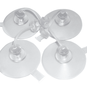 Drive Medical Sauger-Set für Badewannenlifter Bellavita/Bellavita NOVA (4 schwenkbare Sauger), transparent