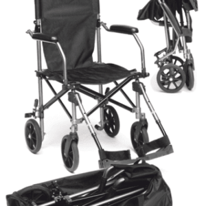 Drive Medical Reise- und Transportrollstuhl TRAVELITE faltbar, schwarz