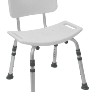 Drive Medical Duschstuhl DURO KD mit Rückenlehne,weiß
