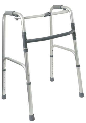 Drive Medical Gehgestell Gecko SF faltbar, starr, silbergrau