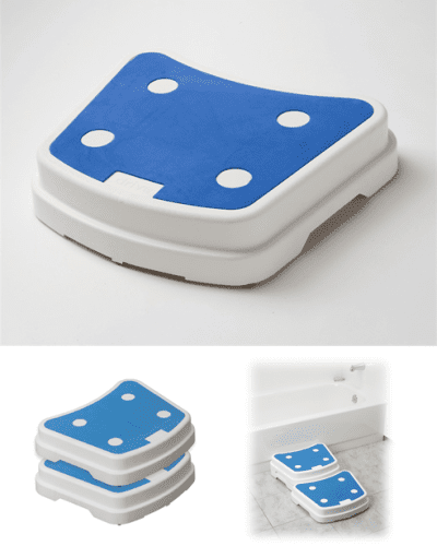 Drive Medical Badewannentritt SKY 50 x 40 x 10cm, weiß/blau