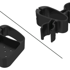 Rehasense Stockhalter Klassik für Rollatoren ROUTER/ ATHLON/SERVER, schwarz